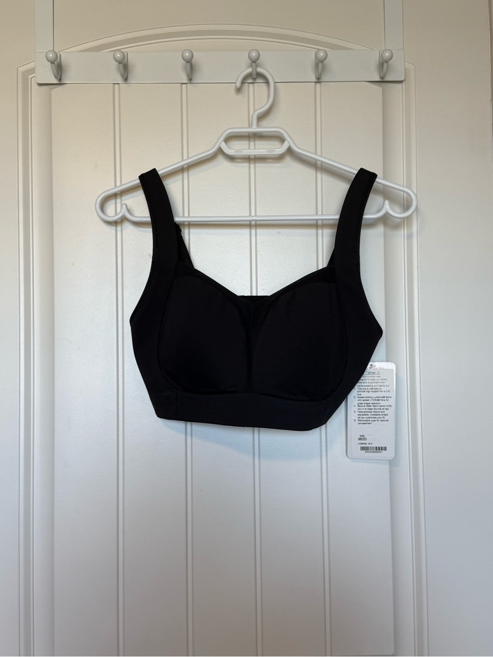 lululemon athletica Black Support Crop Sports Bra